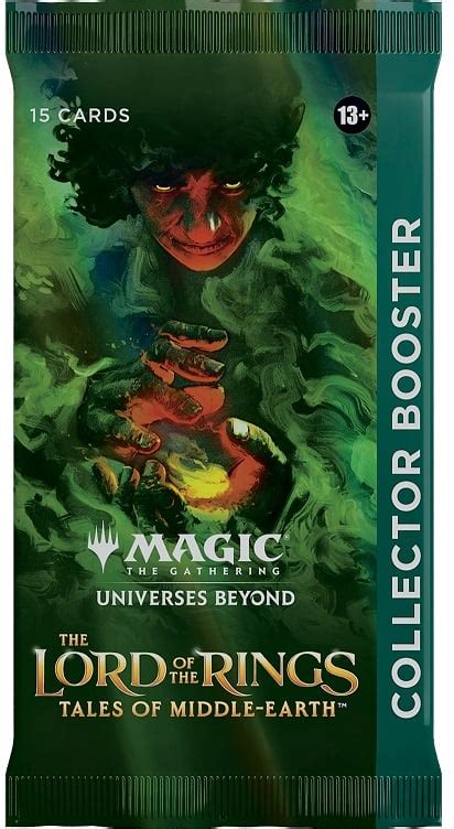 Magic lord of rhe rings booster infographics